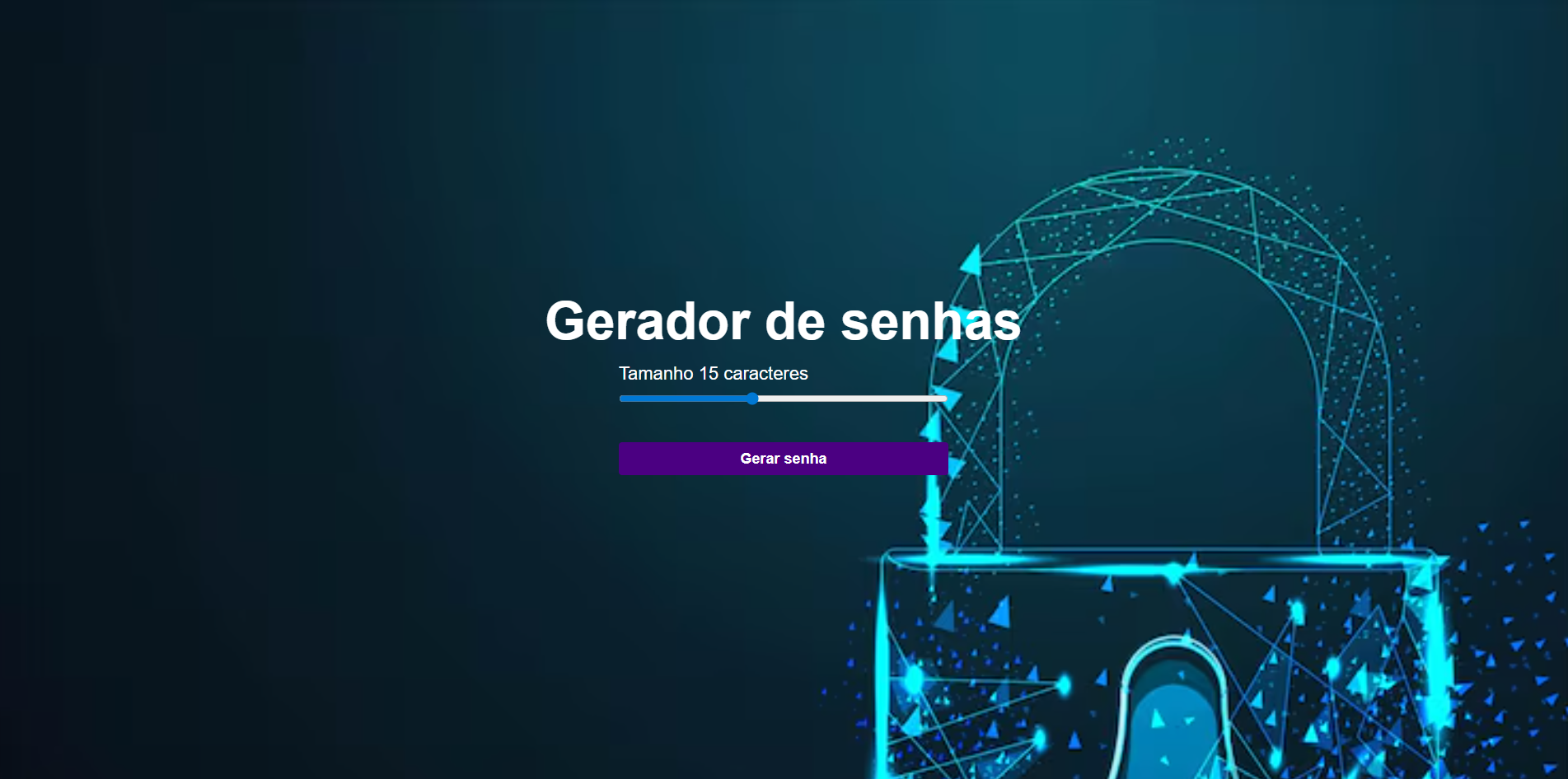Gerador de senhas